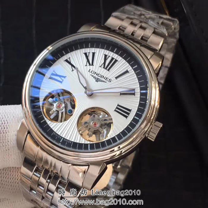 LONGINES浪琴 卓越飛輪 全自動機械 男士腕表 WSS1848